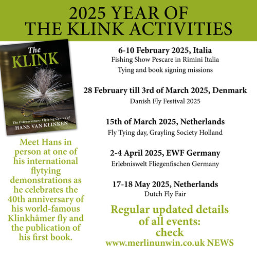 2025 Year of the Klink activities - meet Hans van Klinken at flyting events