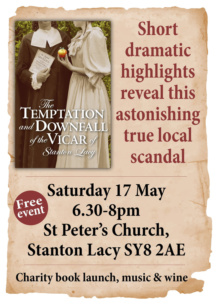 Book launch, short dramatic readings, wine and music in Stanton Lacy - FREE ENTRY